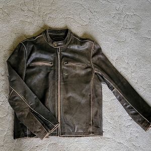 100% Buffalo Leather Riding Jacket